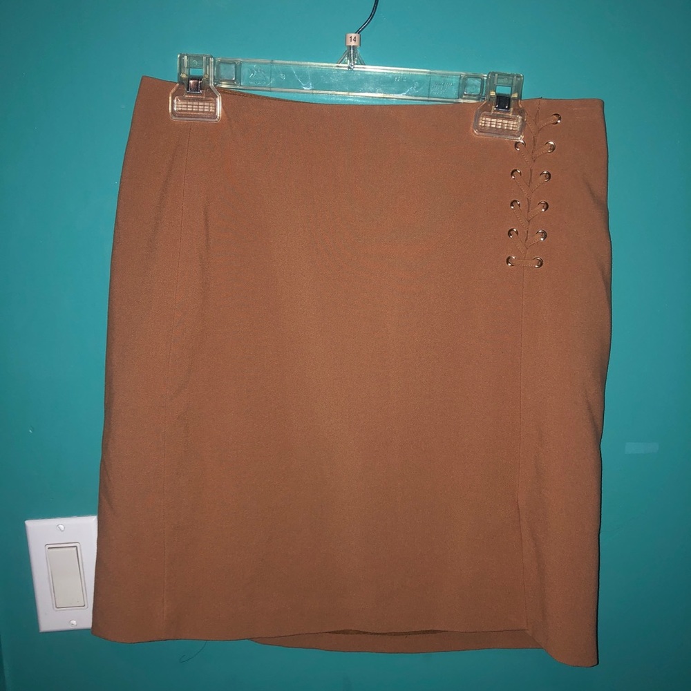 Tan Miniskirt